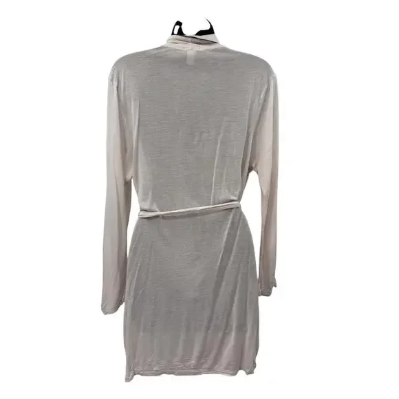 Eberjey light pink lightweight robe S/M